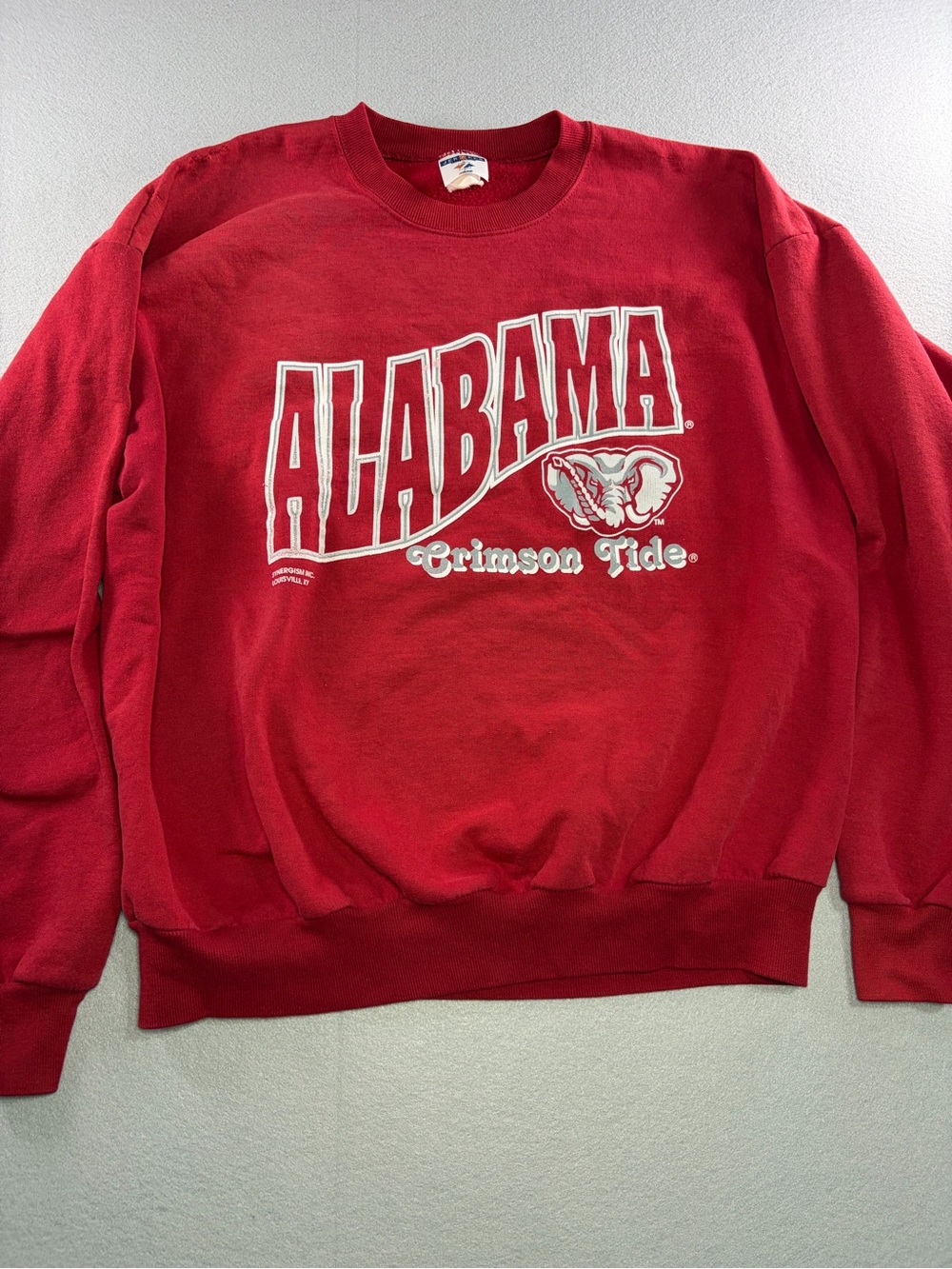 Vintage 90’s Jerzees Red Alabama 'Crimson Tide' Crewneck Sweatshirt
